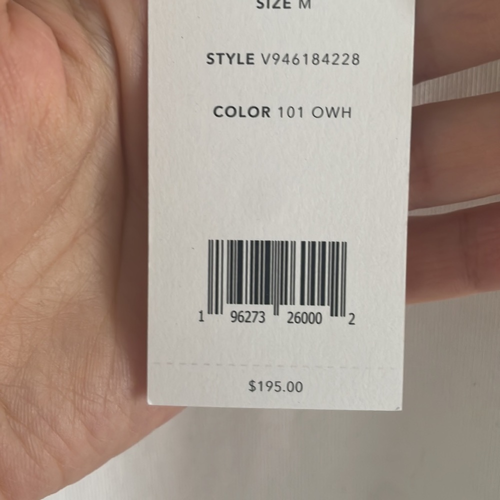 Vince white short sleeve side tie dress - Picture 2 of 3